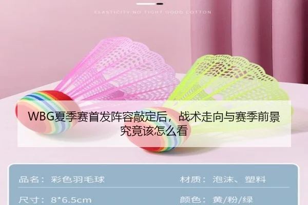 WBG夏季赛首发阵容敲定后，战术走向与赛季前景究竟该怎么看